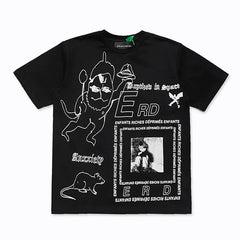 ERD melancholic rich second-generation washed old vtg short sleeved American trendy brand cleanfit heavyweight high street T-shirt for men (20)
