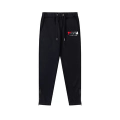 Trapstar autumn and winter casual sports suit hooded sweatshirt pants pullover simple letter drawstring top pants (13)