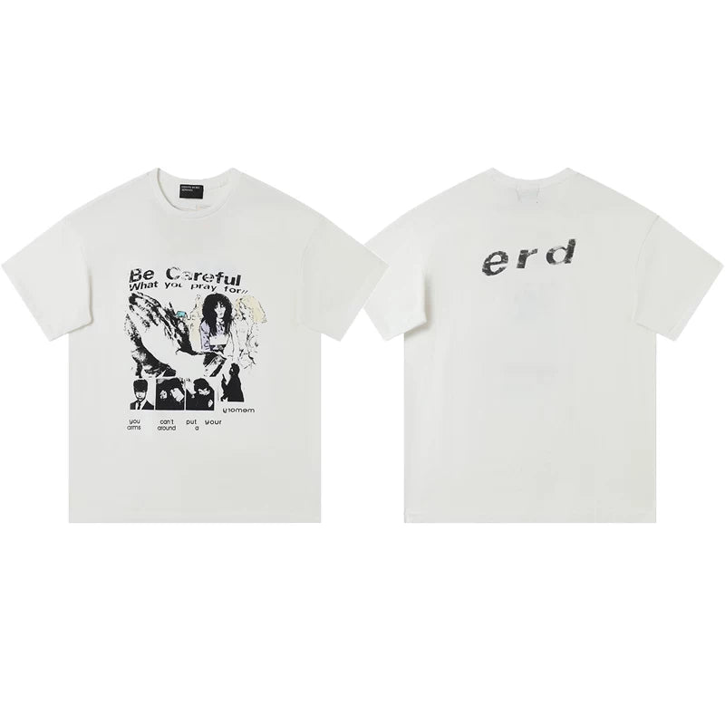 ERD melancholic rich second-generation washed old vtg short sleeved American trendy brand cleanfit heavyweight high street T-shirt for men (50)