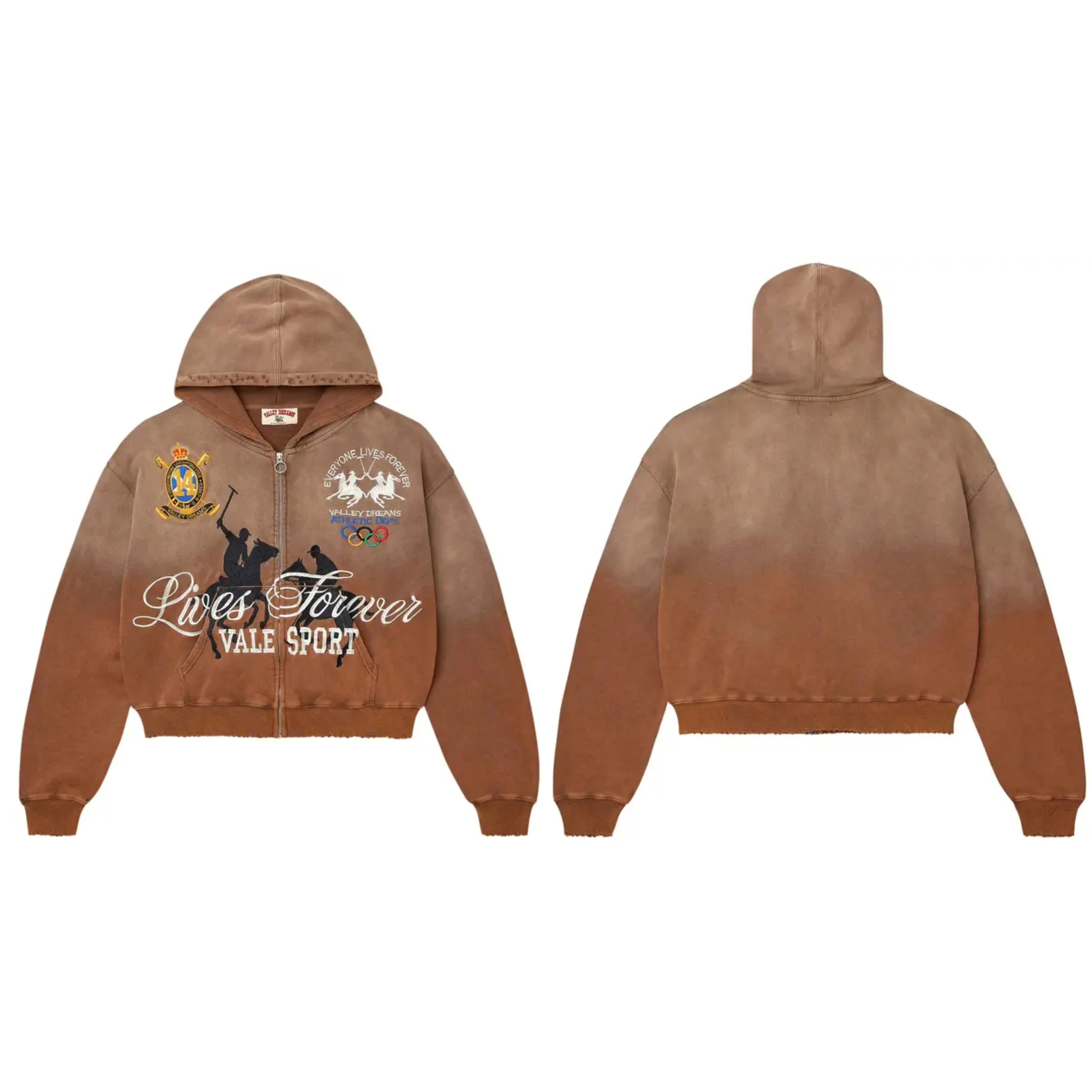 Vale Forever Classico Zip up Hoodie \ (10)