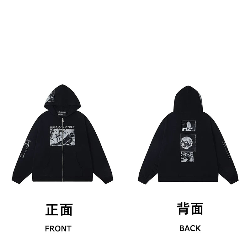 Erd hooded sweatshirt melancholic rich second-generation versatile loose hoodie trendy ins autumn/winter 2025 new European and American fashion brand (41)