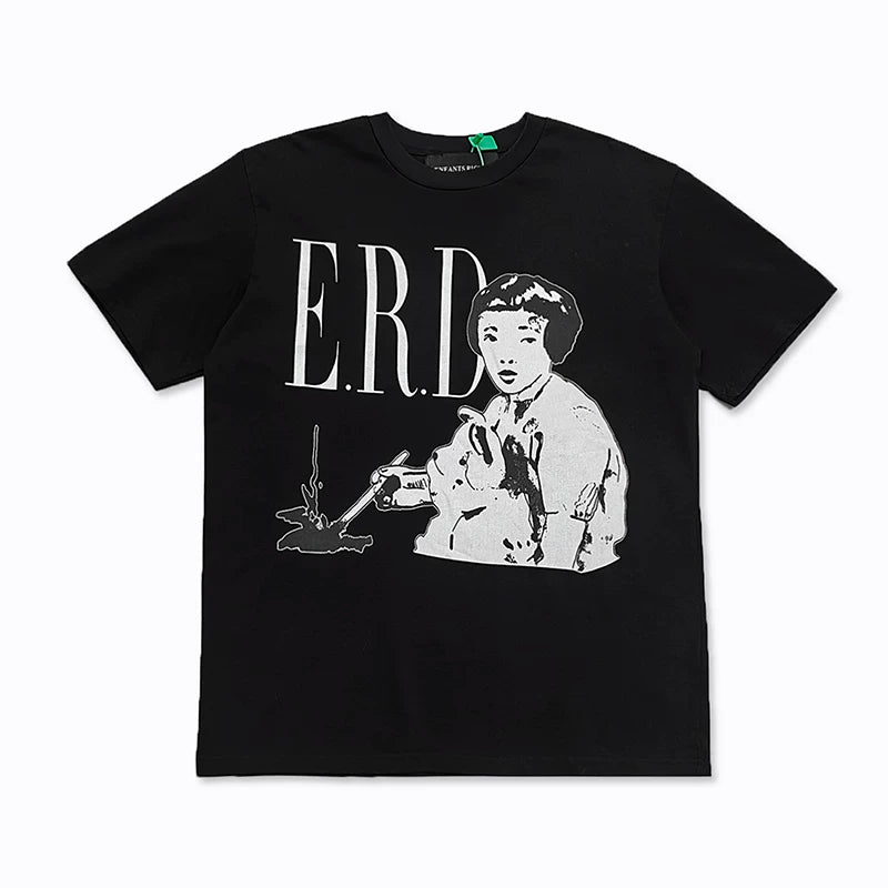 ERD melancholic rich second-generation washed old vtg short sleeved American trendy brand cleanfit heavyweight high street T-shirt for men (16)