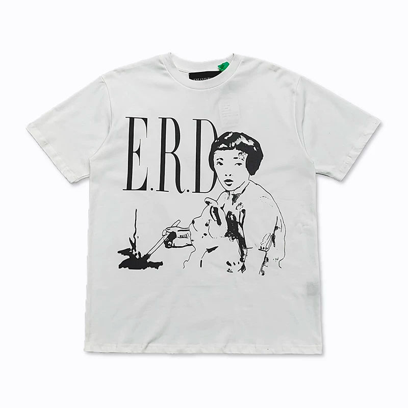 ERD melancholic rich second-generation washed old vtg short sleeved American trendy brand cleanfit heavyweight high street T-shirt for men (15)