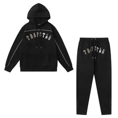 American tide trapstar blue gray tiger head gradient towel embroidered men's and female couple sweater trousers casual set (16)
