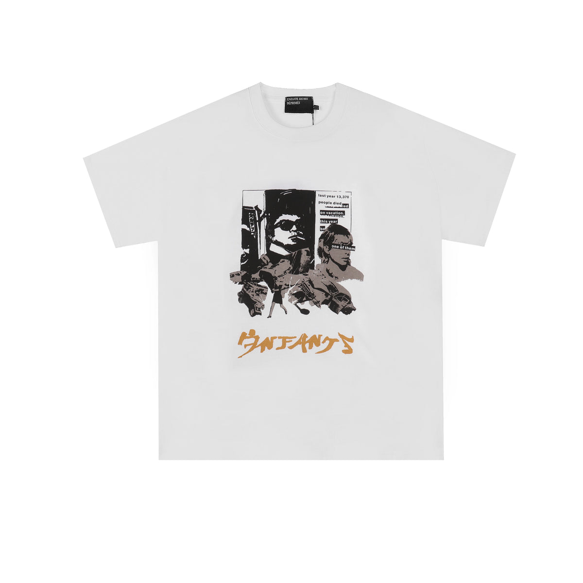 ERD melancholic rich second-generation washed old vtg short sleeved American trendy brand cleanfit heavyweight high street T-shirt for men (66)