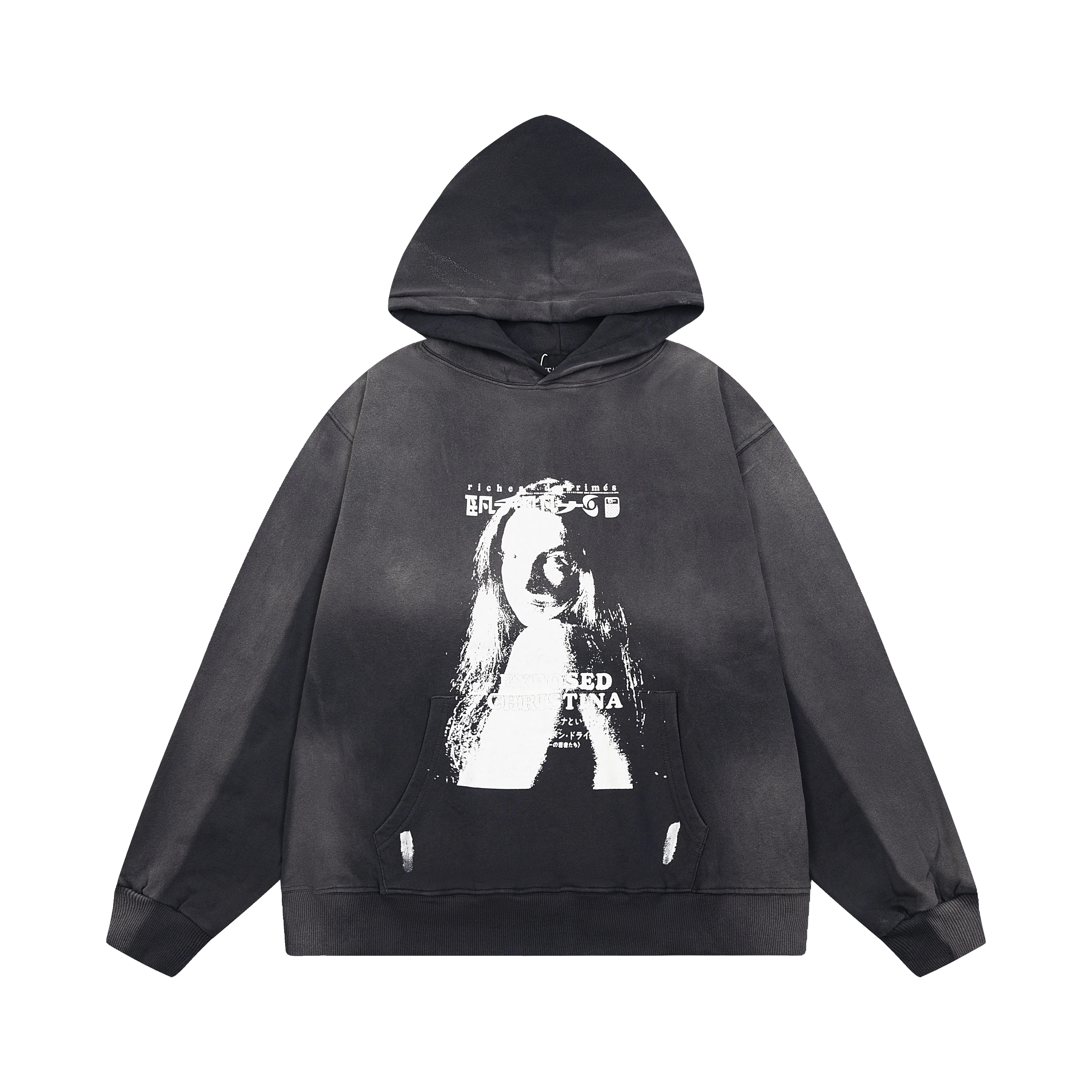 Erd hooded sweatshirt melancholic rich second-generation versatile loose hoodie trendy ins autumn/winter 2025 new European and American fashion brand (5)