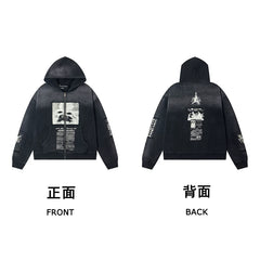 Erd hooded sweatshirt melancholic rich second-generation versatile loose hoodie trendy ins autumn/winter 2025 new European and American fashion brand (52)