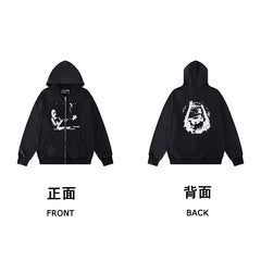 Erd hooded sweatshirt melancholic rich second-generation versatile loose hoodie trendy ins autumn/winter 2025 new European and American fashion brand (61)