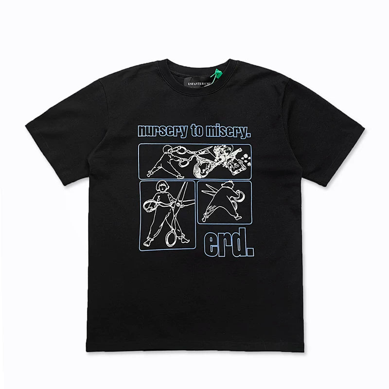 ERD melancholic rich second-generation washed old vtg short sleeved American trendy brand cleanfit heavyweight high street T-shirt for men (18)