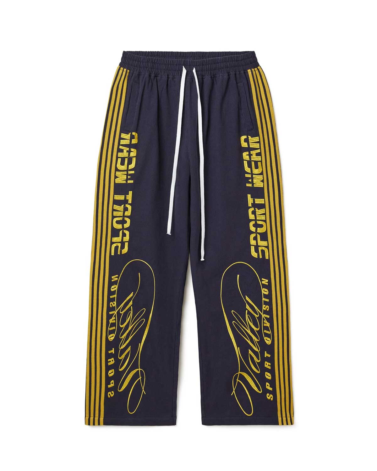 Vale Forever Cursive Track Pants — Navy