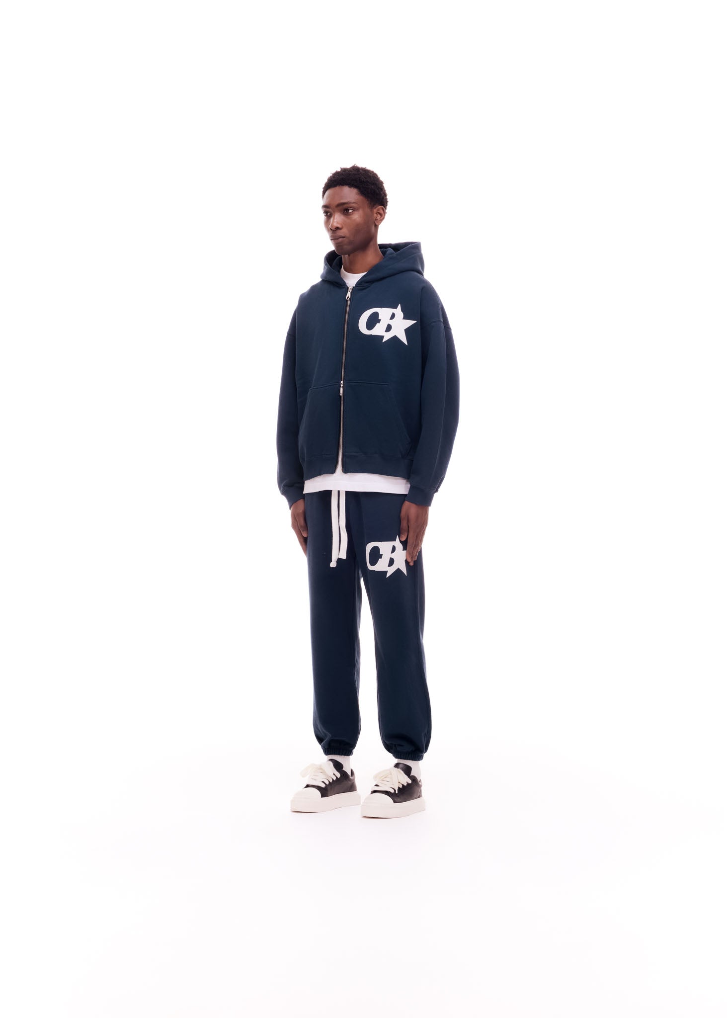 CB STAR ZIPPED HOODIE