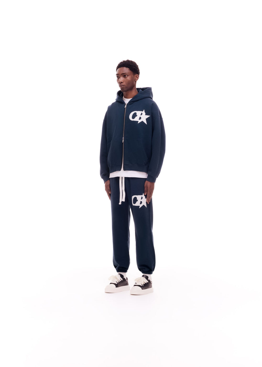 CB STAR ZIPPED HOODIE