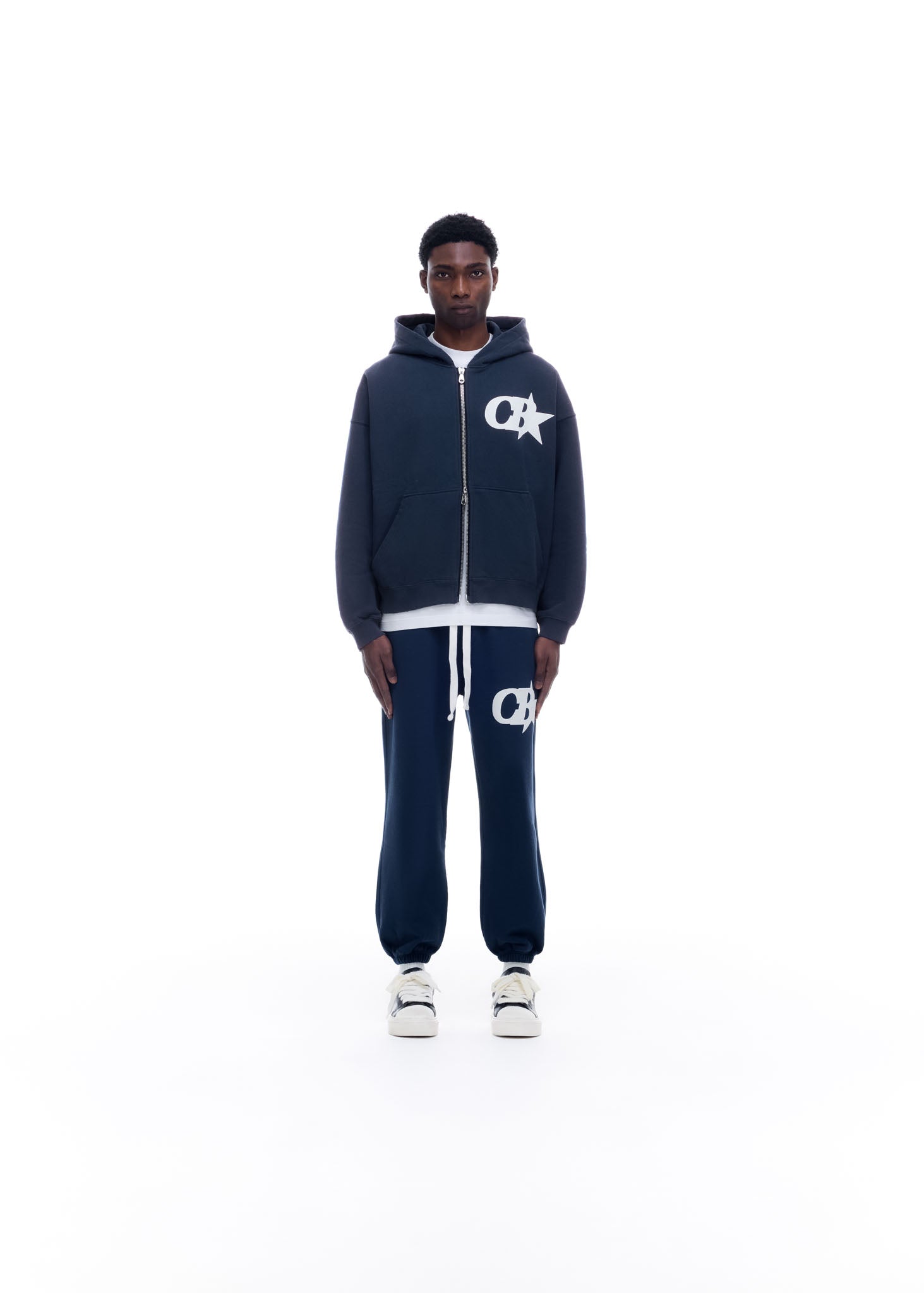 CB STAR ZIPPED HOODIE