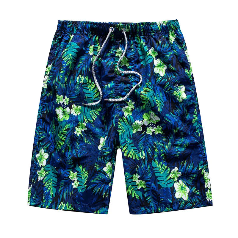Men's Ditsy Floral Stripe Camouflage Vacation Regular Fit Men's Bottoms