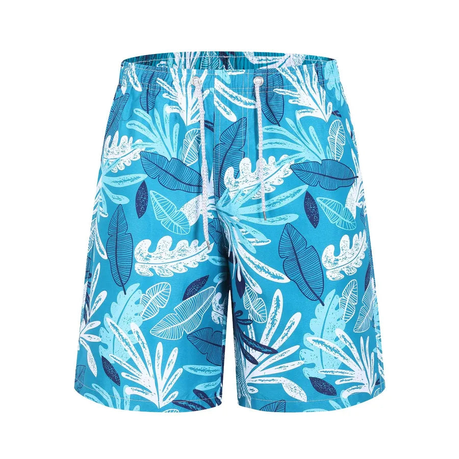 Men's Ditsy Floral Stripe Camouflage Vacation Regular Fit Men's Bottoms