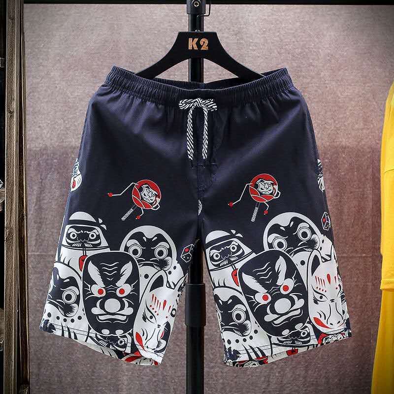 Men's Ditsy Floral Stripe Camouflage Vacation Regular Fit Men's Bottoms