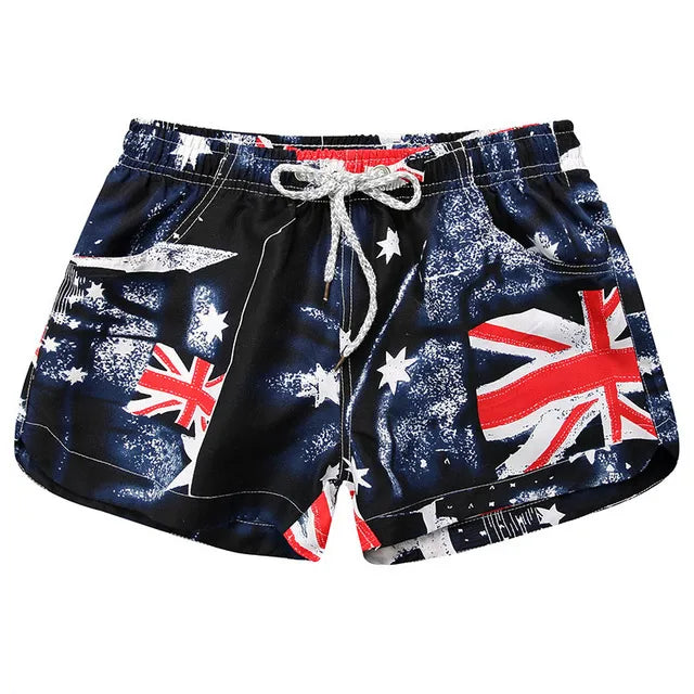 Men's Ditsy Floral Stripe Camouflage Vacation Regular Fit Men's Bottoms