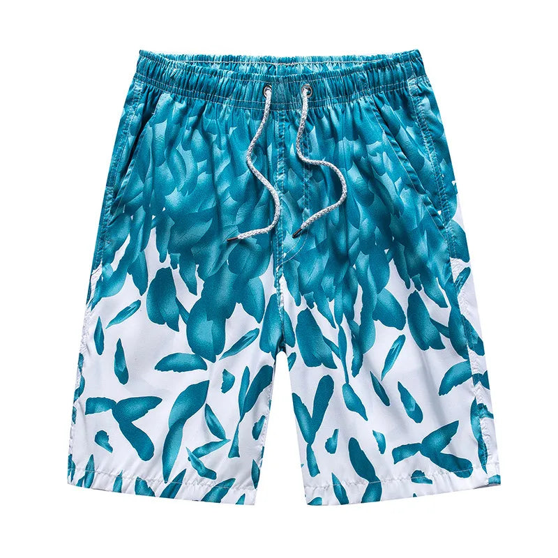Men's Ditsy Floral Stripe Camouflage Vacation Regular Fit Men's Bottoms