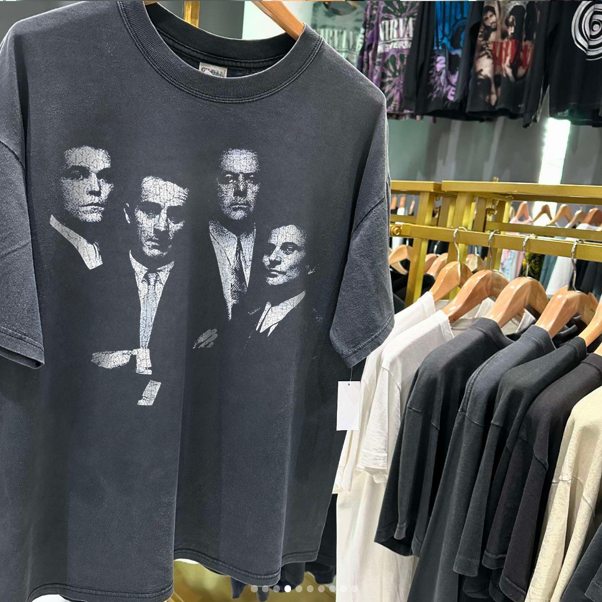 Goodfellas Rare Promo Vintage Black Washed T-Shirt