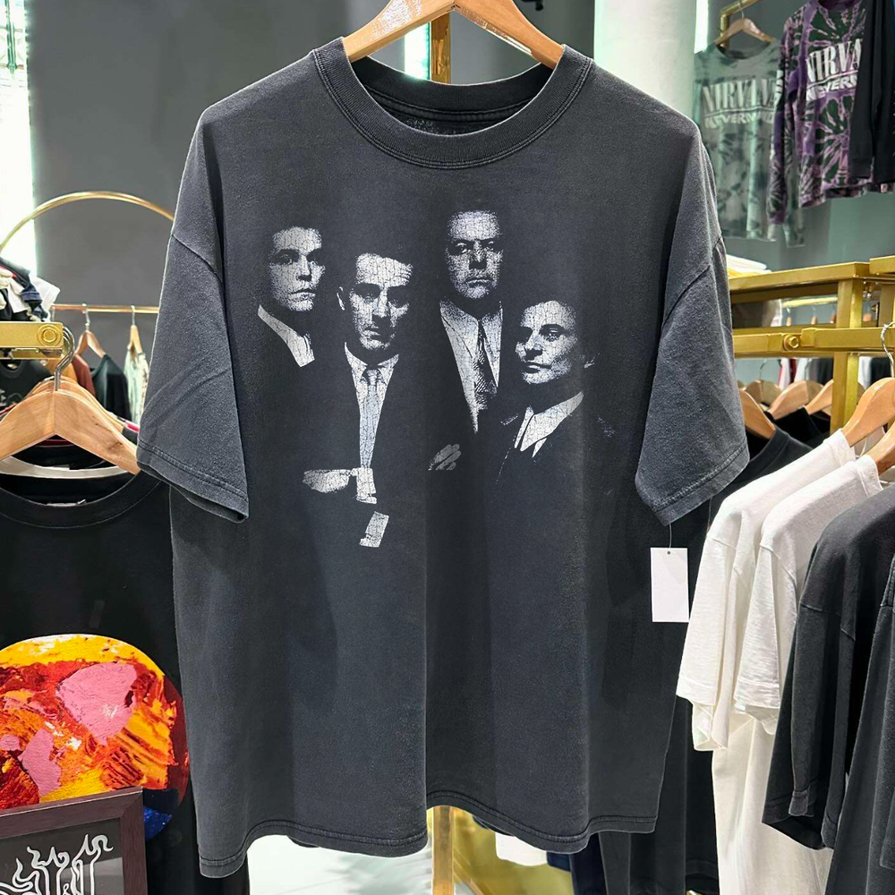 Goodfellas Rare Promo Vintage Black Washed T-Shirt